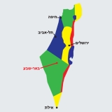מפת ישראל 300